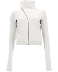 Rick Owens - Long Sleeve Zip-Up Pullover - Lyst