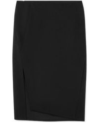 Versace - Stretch Wool Skirt - Lyst