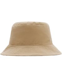 Burberry - Reversible Gabardine Bucket Hat - Lyst