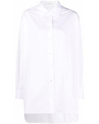 The Row - Logo Long-Sleeved Shirt - Lyst