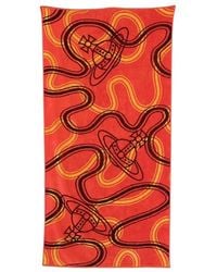 Vivienne Westwood - Orb Pattern Beach Towel - Lyst