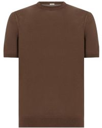 Malo - Short-Sleeved Knit Jumper - Lyst