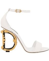 Dolce & Gabbana - Baroque Dg Heel Sandals - Lyst