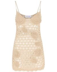 The Attico - The Il Primo Bagno Crochet Beach Dress - Lyst