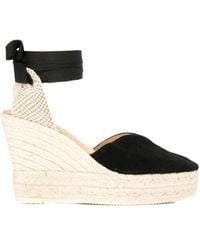 Manebí - Manebí Wrap-Tie Wedge Espadrilles - Lyst