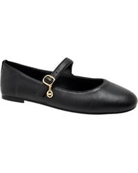 MICHAEL Michael Kors - Buckle-Strap Ballet Flats - Lyst