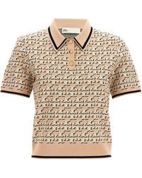 Tory Burch - Logo Polo Shirt - Lyst