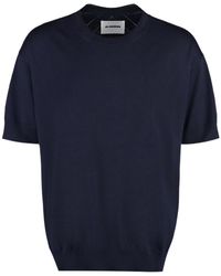 Jil Sander - Short Sleeve Wool Knitted Sweater - Lyst