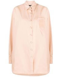 Raf Simons - Logo-Patch Oversized Shirt - Lyst