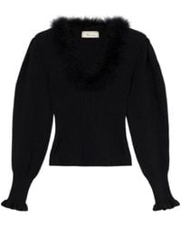 Blumarine - V-Neck Jumper - Lyst