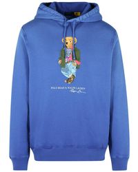 Polo Ralph Lauren - Polo Bear Garment-Dyed Fleece Hoodie - Lyst