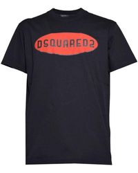 DSquared² - Cool Logo Printed T-Shirt - Lyst