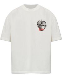 AllSaints - Reflect Graphic-Print Short-Sleeve T-Shirt - Lyst