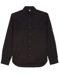 C.P. Company - Gabardine Utility Shirt - Lyst
