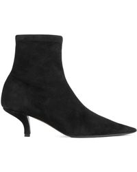 TOTEME - Totême Pointed Toe Sock Boots - Lyst