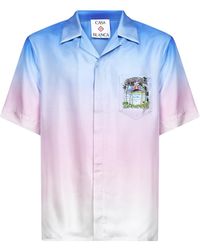 CASABLANCA - Short-Sleeved Shirt - Lyst