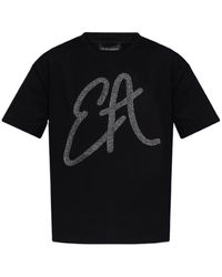 Emporio Armani - T-Shirt From The Sustainability Collection - Lyst
