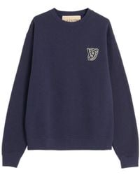 Valentino - Cotton Sweatshirt With Vg Patch - Lyst