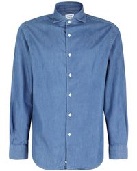 Aspesi - Buckle Long-Sleeved Shirt - Lyst