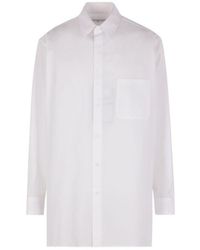 Yohji Yamamoto - Long-Sleeved Straight-Hem Shirt - Lyst