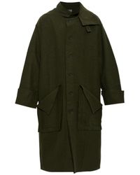 Yohji Yamamoto - Stand Collar Long Coat - Lyst