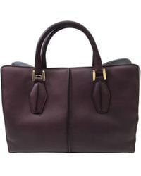 Tod's - Double Handle Shoulder Bag - Lyst
