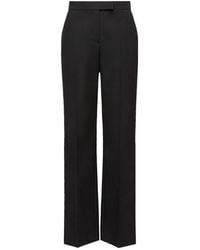 Moncler - Wool Blend Gabardine Pants - Lyst