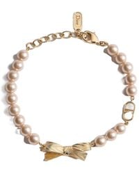 Dior - Cd Bow Bracelet - Lyst
