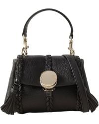 Chloé - Chloé Penelope Tassel Detailed Mini Top Handle Bag - Lyst