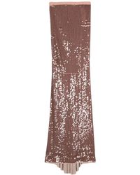 Rick Owens - Sequin-Design Mermaid Maxi Skirt - Lyst