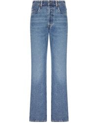 Miu Miu - Light-Wash Denim Flare Jeans - Lyst
