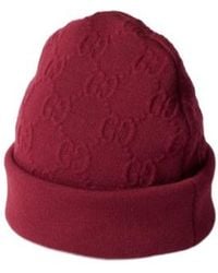 Gucci - Gg Jacquard Knitted Beanie - Lyst