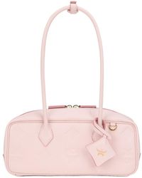 MCM - Aren East West Maxi Monogram Small Shoulder Bag - Lyst