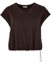 Herno - Short-Sleeved Knit Top - Lyst