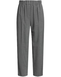 Brunello Cucinelli - High-Waisted Slim-Fit Suit Pants - Lyst