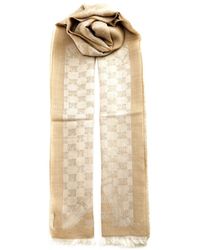 Max Mara - Monogram-Pattern Fringed Scarf - Lyst