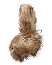 Simone Rocha - Crystal-Embellished Leather-Trimmed Plush Coin Purse Charm - Lyst