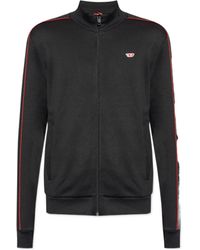 DIESEL - S-Lock-D Zip-Up Sweatshirt - Lyst