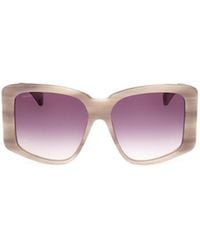 Max Mara - Square Frame Sunglasses - Lyst