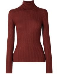 Gabriela Hearst - Peppe Ribbed Cashmere And Silk-Blend Turtleneck Sweater - Lyst