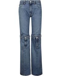 Coperni - Buttoned Panel Flared Jeans - Lyst