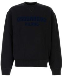 DSquared² - Logo Printed Crewneck Sweatshirt - Lyst