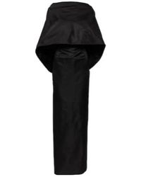 The Attico - Caped Midi Dress - Lyst