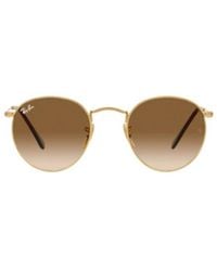 Ray-Ban - Round Frame Sunglasses - Lyst