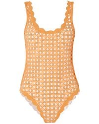 Marysia Swim - Palm Springs Scalloped Laser-Cut Swimsuit - Lyst