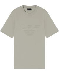 Emporio Armani - Embossed Logo T-Shirt - Lyst