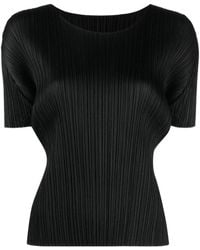 Pleats Please Issey Miyake - Short-Sleeved T-Shirt - Lyst