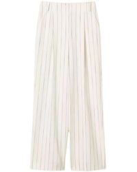 Twinset - Pinstripe Palazzo Trousers - Lyst