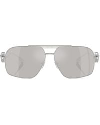 Versace - Medusa Pilot-Frame Sunglasses - Lyst
