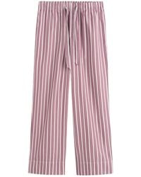 Tekla - Striped Pajama Pants - Lyst